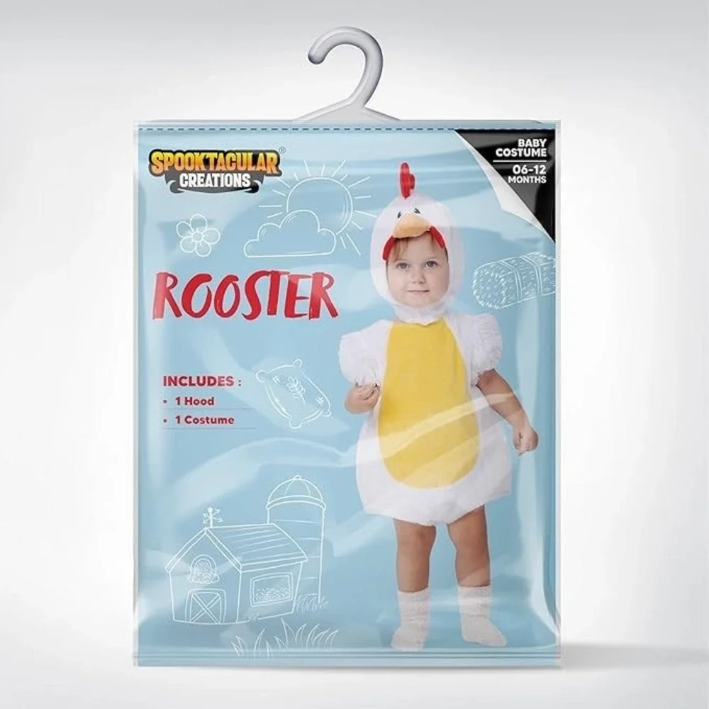Spooktacular Creations Baby Rooster‎ Costume 12–18M Toddler Halloween Outfit NEW